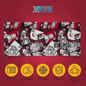 One Piece XXL Mouse Pad - Desk Pad - 31.5" x 13.78" Non-Slip Rubber Base, Gaming Mouse Pad, Keyboard Mouse Mat - Manga Gifts One Piece XXL Mouse Pad - Desk Pad - 31.5" x 13.78" Non-Slip Rubber Base, Gaming Mouse Pad, Keyboard Mouse Mat - Manga Gifts