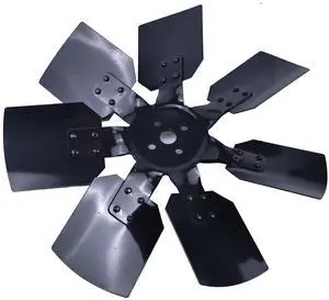 JZGRDN 7 Blade Cooling Fan 185377A1 Compatible with Case 580N 586H 588H 580SL 590SL 588G New Holland U80C U80B