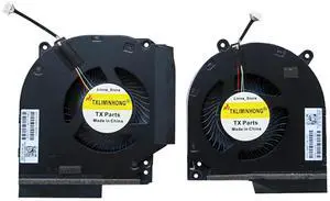 TXLIMINHONG New Compatible CPU and GPU Cooling Fan HP Victus 9 16-R TPN-C169 N44738-001 MG75091V1-C190-S9A MG75091V1-C180-S9A 7J2350 DC12V 9.6W
