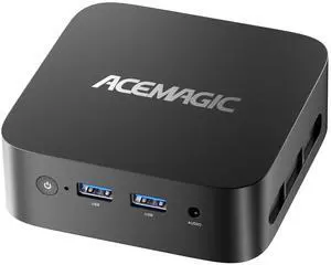 ACEMAGIC Mini PC Twin Lake N150(3.6GHz) 8GB DDR4 RAM 256GB M.2 SSD Mini Desktop Computer(Beat N100/N95) Micro PC,Small PC 2.4G/ 5.0G WiFi 4K Dual Display/HDMI/LAN/BT for Business/Home/Office V1 K1