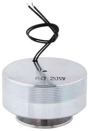 Hilitand 50MM All Frequency Resonance Speaker Vibration Strong Bass Loudspeaker 2 Inch for Computer Laptop MP3 MP4 Mobile Phone PSP(8 20W)