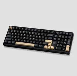 S100-100% Hot Swappable Mechanical Keyboard, CNC Aluminum Tri-Mode Backlight, Gasket Mounted Wireless Gaming Keyboard for PC, Mac, Xbox (Black)