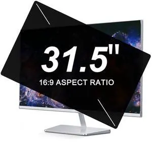 TYLGDSGS 31.5 Inch Computer Monitor Privacy Screen for 16:9 Widescreen Monitor,Anti Spy Data Confidentiality Screen Security Private Shield,Anti-Glare Blue Light Eye Protection Filter Film(697X392mm)