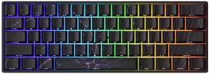 MONSGEEK FUN60 MAX Rapid Trigger Gaming Keyboard 8k SP Magnetic Switch HE Keyboard Multi-Modes Wireless 60% Nebula Black, Glare Magnetic Switch