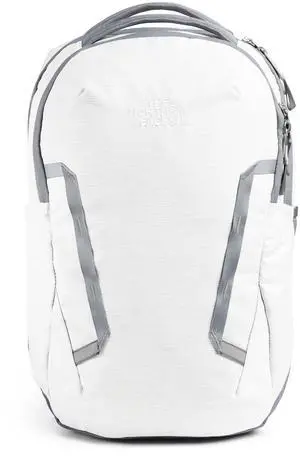THE NORTH FACE Women's Vault Everyday Laptop Backpack | Commuter Travel Bag with Water-Repellent Finish, Spacious Main Compartment, TNF White Metallic Mélange/Mid Grey-NPF, One Size