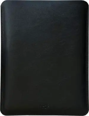 Genuine Leather Sleeve Case for 13.6 inch MacBook Air/MacBook 13 Pro M1 M2 M3 M4 max (Black, MacBook 13 Air)