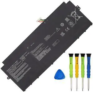 GlottyBatt C31N1824-1 Battery Replacement for Asus Chromebook C425 C425T C425TA Flip C433 C433T C433TA Z3400 Series Laptop Battery 0B200-03550000 48Wh