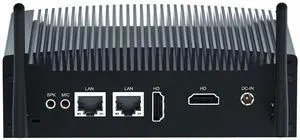 VENOEN Fanless Mini PC i5 Industrial Computer Core i5-8350U, 2* RS232 COM, Dual HD, 2* RJ45 LAN, WiFi, BT4.2, 4G SIM Slot, 16GB DDR4 512GB SSD, Industrial Mini PC Win 11pro, Office/Business PC, WOL