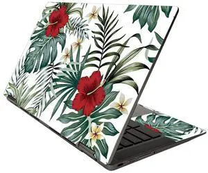 Mighty Skins Skin Compatible with HP Chromebook x360 14" (2020) - Tropical Hibiscus Protective, Durable, and Unique Vinyl Decal wrap Cover Easy to Apply, Remove, and Change Styles Made in The USA
