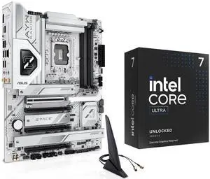 MICRO CENTER CPU Motherbard Combo - Ultra 7 265KF 20-Cores Gaming Unlocked Desktop Processor with Z890 AYW Gaming WiFi W LGA 1851 ATX Motherboard