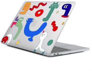 Case Compatible with MacBook Air 13 Inch 2022 2021 2020 2019 2018 Release Model A2337 M1 M2 A2681, Art Protector Covers for Air13 Retina Display with Touch ID-Abstract Little Monster