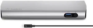 Belkin Thunderbolt 3 Dock w/ 2.6ft Thunderbolt 3 Cable (Thunderbolt Dock for MacBook Pro models from 2016 or later, includes the 2018 version), Dual 4K @60Hz, 40Gbps Data Transfer Speeds)
