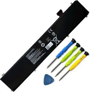 Mobik 80Wh RC30-0248 Laptop Battery Replacement for Razer Blade Advanced 15 2018 RZ09-02386 RZ09-02385 RZ09-02486 RZ09-02886 RZ09-02887 RZ09-02888 RZ09-02386E91 RZ09-02386E92 RZ09-0301 15.4V 5290mAh