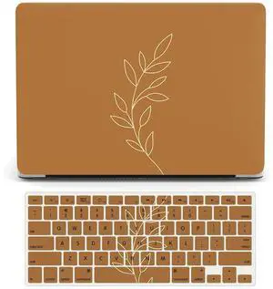 Bandless Case Compatible with MacBook Pro 15 inch 2019 2018 2017 2016 Release A1990 A1707 Touch Bar, Plastic Hard Shell Laptop Cover Keyboard Protector - Wheat A1707/A1990(Pro ID 2016-2019)