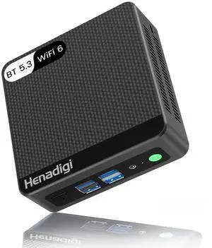 Mini PC, Computer N150 (Up to 3.6GHz), 16GB DDR4 512GB M.2 SSD, Small Mini Desktop Computer Support 4K Dual HDMI Display/WiFi6/BT5.3/USB3.2/WOL Home/Office/Three Screen Display/Business Small PC