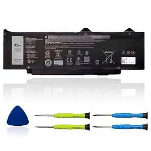 OUWEE GRWKG Laptop Battery Replacement for Dell Latitude 3440 3540 (Launched in 2023) P28F P28F004 P170G P170G001 P37G P37G004 P169G P169G001 Series Notebook 0NKXK7 NKXK7 0V7TXF V7TXF 11.4V 42Wh