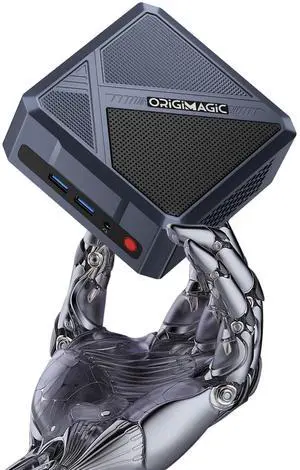 origimagic Oculink Mini PC 11 Pro, Ryzen 7 7840HS (Beat 8745HS) Gaming Desktop Computer, Radeon 780M GPU, 32GB DDR5 RAM 1TB PCIe 4.0 SSD, 8K USB 4.0, Triple Display, WiFi 6E, BT5.2, 2.5 GbE LAN
