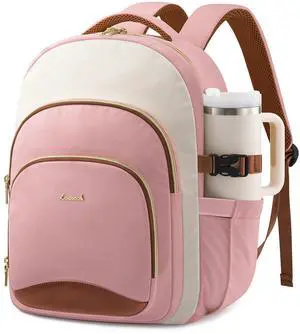 LOVEVOOK Laptop Backpack for Women, 15.6-Inch Work Backpack, Back to School Bookbag for College Student Teen Girls, Casual Personal Item Travel Bag Business Computer Daypack for Teacher Nurse, Gift