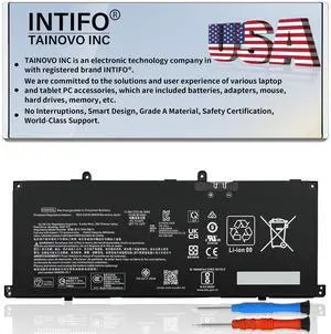 INTIFO 59.16Wh GD03XL Laptop Battery Compatible with HP Pavilion 16-AF0000 16-AG0000 Envy x360 2-in-1 14-FA0000 14-FC0000 OmniBook X 14-FE0000 EliteBook Ultra G1q G1q8 GD03059XL N66215-005 HSTNN-AB1E