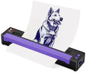 TATOPRT P19 Tattoo Stencil Printer Wireless Bluetooth Thermal Professional Portable Tattoo Transfer Printer Machine Kit for Tattoo Artists & Beginners