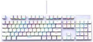 FOXXRAY HKM-88 Full-Size Mechanical Gaming Keyboard, Customizable Keys with Macro Support, RGB Backlit, Outemu Red Switches, USB Plug and Play for PC