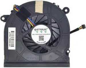 QUETTERLEE Replacement New CPU Cooling Fan for HP Pavillion 23-G AIO PC 23-g017c Series 739392-001 BUB0812DD-DB72 6033B0035401 DC12V 0.58A Fan