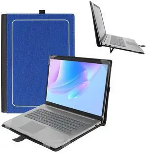 Honeymoon Case Cover for Samsung Galaxy Book 4 & Galaxy Book4/3 360 & Galaxy Book 2 Pro/Pro 360 & Galaxy Book Ion/Odyssey/Flex 15.6 inch Laptop,Multi-Angle Stand with Heat-Vent,Blue