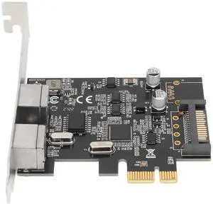 Expansion Card, PCIE 2 Terminal Interfaces with SATA Power Interface, PCIE Port