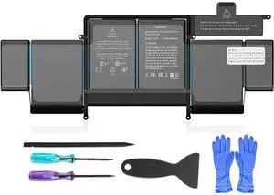 Jalaxbeat 74.9Wh A1502 A1582 Battery Replacement for Apple MacBook Pro 13 inch Retina A1493 [ Early 2015, Mid 2014, Late 2013 ] - Long Lasting [74.9Wh 11.42V 6600mAh]