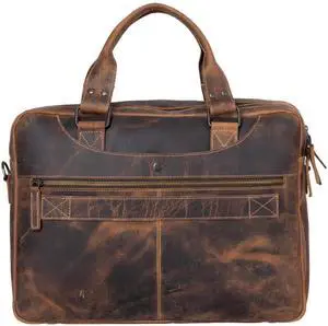 J.D.LEATHERS Premium 16-Inch Leather Laptop Briefcases & Messenger Bag The Perfect Office Satchel for Modern Professionals men and women