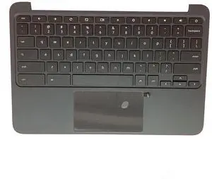 Original New Replacement for HP Chromebook 11 G5 EE Laptop Upper Case Palmrest Keyboard Touchpad Assembly Part 917442-001 Top Cover