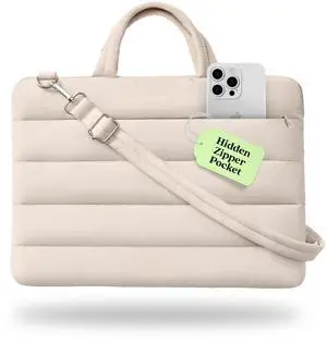 Vandel 13-14 inch Laptop Carrying Case Sleeve with Strap, Shoulder Bag with Handle, 14 in Laptop Computer Bag for Women, MacBook Air 13 Inch Carrying Case, MacBook Pro 14 in HP Messenger Carrier