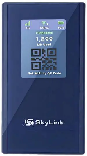 Forward Wireless 4G LTE Mobile Hotspot|Portable WiFi & Travel Router for USA & 140+ Countries, No SIM (AI Powered Global Smart Network)-10GB USA Data for 30 Days, No Contract, Connects to 16 Devices