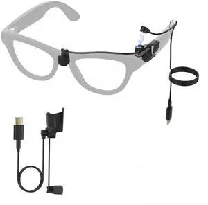 HiBloks Magnetic Charging Cable for Ray-Ban Meta Wayfarer/Skyler/Headliner Gen 2 & Oakley Meta HSTN, USB-C Cable for RayBan Meta Gen 2 Accessories, Portable for Phone/Car/Laptop/Power Bank Charging