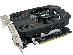 QTHREE Radeon RX 560 Graphics Card,4GB GDDR5 128 Bits,Video Card for PC Gaming with DVI,HDMI,DisplayPort,Computer GPU,PCI Express 3.0 x8,DirectX 12