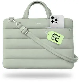 Vandel 13-14 inch Laptop Carrying Case Sleeve with Strap, Shoulder Bag with Handle, 14 in Laptop Computer Bag for Women, MacBook Air 13 Inch Carrying Case, MacBook Pro 14 in HP Messenger Carrier