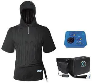 COMPCOOLER Waistpack ICE Water Cooling System Hoodie Cooling T-shirt 1.5L Detachable Bladder Flow Control(XS/S)