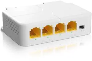 1 in 3 Out Gigabit PoE Extender, NICGIGA 3 Port PoE Repeater 100 Meters(328 ft),IEEE 802.3af/at Power Over Ethernet PoE Splitter to 3 PoE Devices Like IP Cameras, IP Phone, Wireless AP