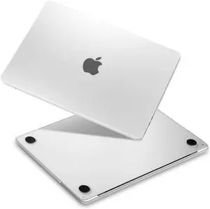 Yebiseven for MacBook Pro 14" M4/M3/M2/M1 Case 2024 2023 2021 Model A3112/A3401/A3185/A2918/A2992/A2779/A2442, Laptop Case with Keyboard Cover & Trackpad Film & Webcam Cover, Transparent