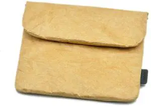 Vintage/Retro Tyvek Paper Tablet Sleeve Case, Bag for iPad, Air, Pro, Mini, Surface, Galaxy Tab, Kindle, 12inch Laptop Sleeve Scrapbooking Stickers Organizer (Brown, iPad Pro 12.9")