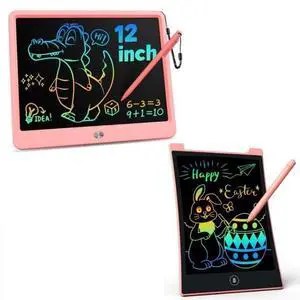 KOKODI 12 inch LCD Writing Tablet Doodle Board+10 Inch Kids Toys LCD Writing Tablet(Pink+Pink) KOKODI 12 inch LCD Writing Tablet Doodle Board+10 Inch Kids Toys LCD Writing Tablet(Pink+Pink)
