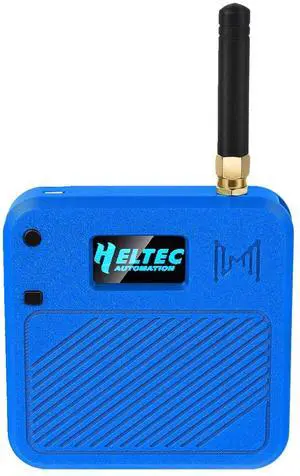 Heltec WiFi LoRa 32 Development Board with 3000mAh Battery Meshtastic LoRaWAN Compatible ESP32-S3 SX1262 Chip OLED Display Type-C USB IoT Smart Home Wireless Projects Plastic Case Included (N32 Blue)