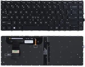 YAEHUYING Replacement New Keyboard Backlit for HP EliteBook 840 G7 840 G8 745 G7 745 G8 Zbook Firefly 14 G7 G8 Series Laptop, US Layout Backlight Keyboard P/N: M07089-001 M07090-001 M07091-001