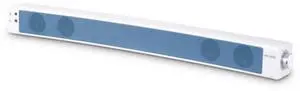 iRiver IR-SB200 USB Powered Curved Sound Bar Computer Speaker for Desktop Laptop PC 2Ch 12W Powerful Sound Stylish Modern Design (Cobalt Blue)