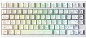 IROK MG75PRO 81 Keys Wired Magnetic Switch Mechanical Keyboard, Hall Effect, 8KHZ/ARGB/CNC Aluminum, Gasket Structure Gaming Keyboard(White)