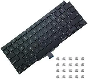 Aokyitzm New US Keyboard with Flex Cable and Screw Kit EMC 3598 Replacement for MacBook Air 13" Retina Display A2337 Late 2020