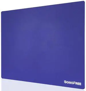 Glass Mousepad with Hard Surface for Gaming, Ultra Smooth Mouse Mat, Water-Resistant Large Mouse Pad Precision Speed Control for Esport Games/Office, Blue XL(15.7×19.6)