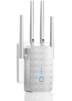 WiFi Extender Signal Booster for Home: Internet Repeater Range Covers Up to Sq.ft and Devices