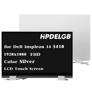 HPDELGB Replacement for Dell Inspiron 14 5410 2-in-1 LCD Display Touch Screen Digitizer Assembly Silver FHD 1920x1080 14.0" HPDELGB Replacement for Dell Inspiron 14 5410 2-in-1 LCD Display Touch Screen Digitizer Assembly Silver FHD 1920x1080 14.0"