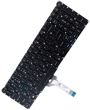 Deal4GO White Letter RGB Colorful Backlit Keyboard Replacement for Acer AN515-57 AN515-45 AN515-46 PH315-52 PH315-53 PH315-54 PH315-53-72XD PH315-52-78VL Deal4GO White Letter RGB Colorful Backlit Keyboard Replacement for Acer AN515-57 AN515-45 AN515-46 PH315-52 PH315-53 PH315-54 PH315-53-72XD PH315-52-78VL